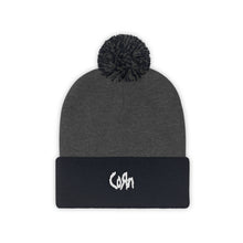 Load image into Gallery viewer, OH MY GOD ITS KORN but on a Pom Pom Beanie
